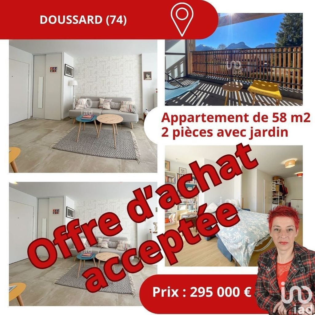 Achat appartement à vendre 2 pièces 58 m² - Doussard
