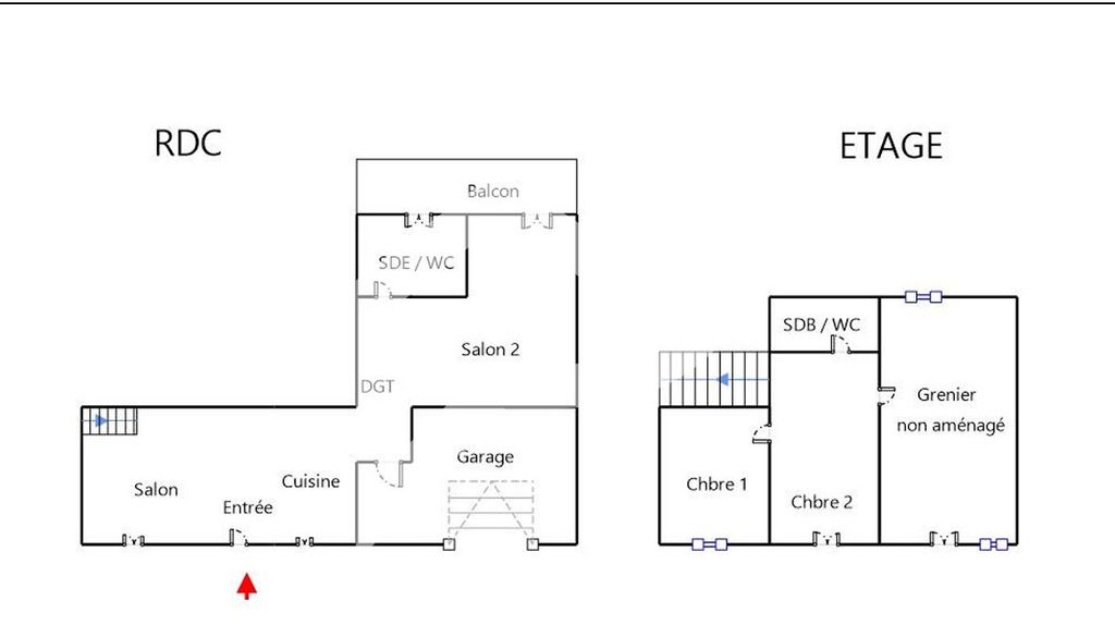 Achat maison à vendre 3 chambres 92 m² - Saint-Gilles