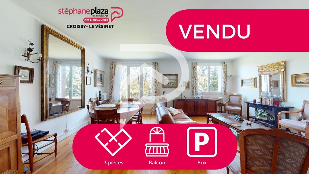 Achat appartement à vendre 3 pièces 71 m² - Le Vésinet