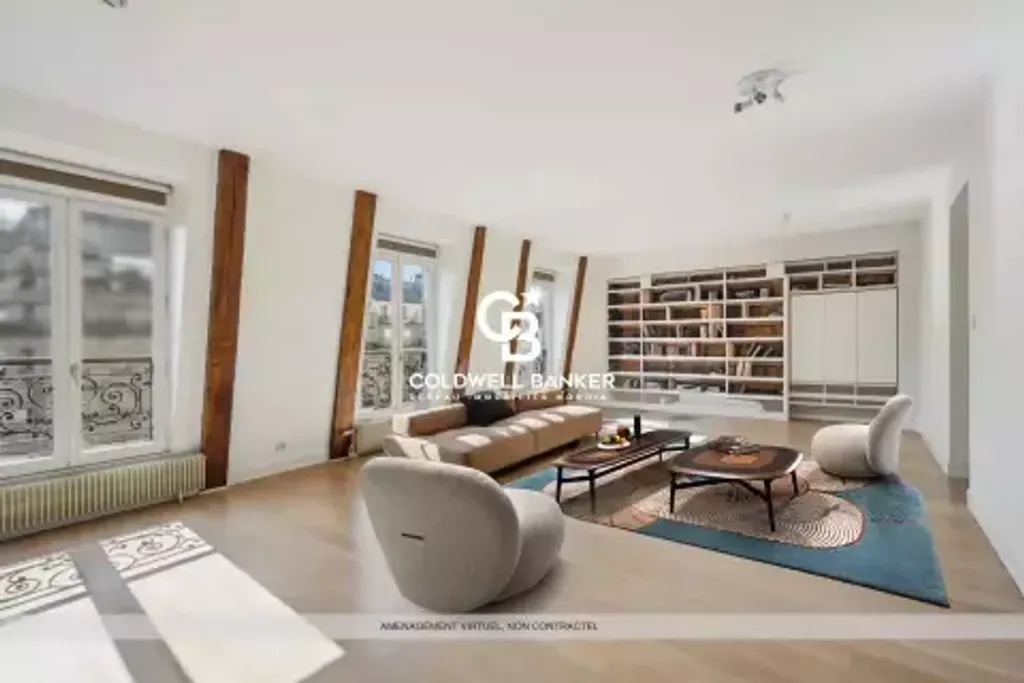 Achat duplex à vendre 5 pièces 98 m² - Paris 5ème arrondissement