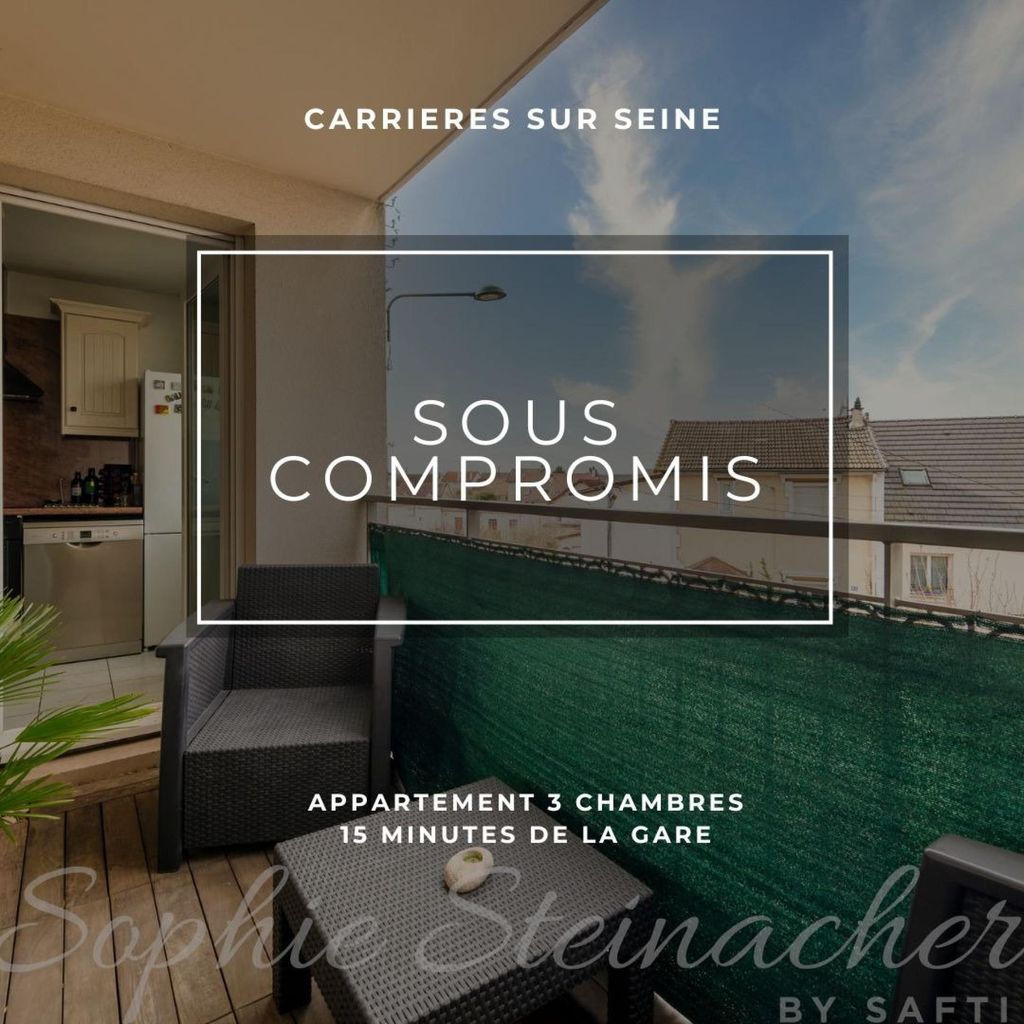 Achat appartement à vendre 4 pièces 83 m² - Carrières-sur-Seine