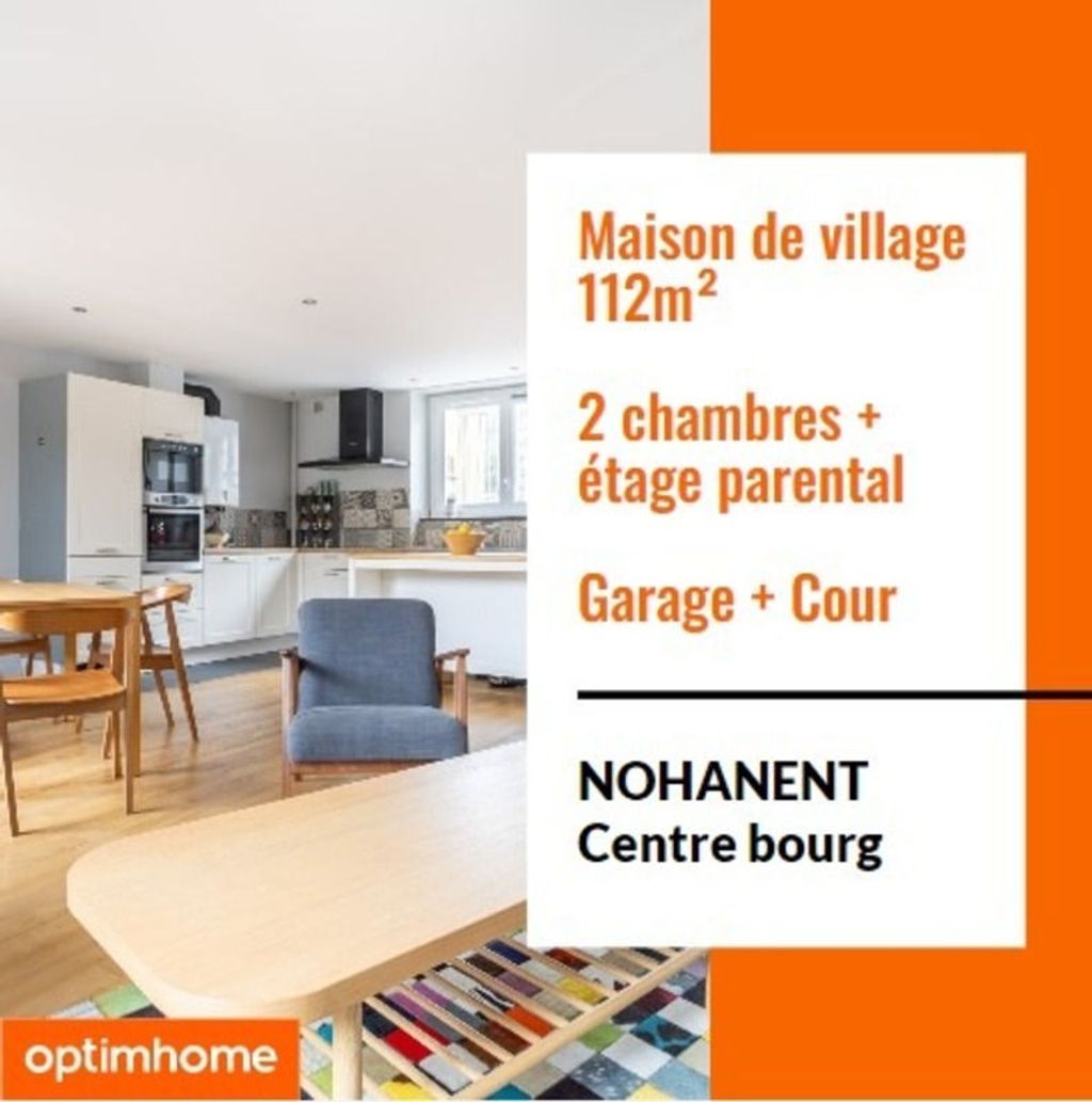 Achat maison à vendre 3 chambres 112 m² - Nohanent