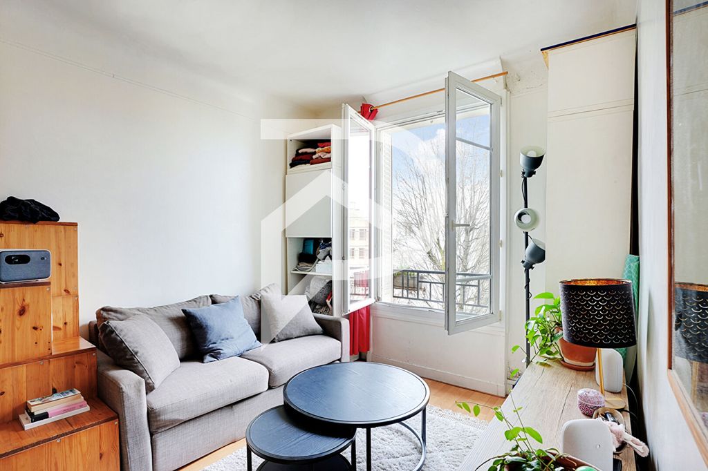 Achat studio à vendre 21 m² - Paris 19ème arrondissement