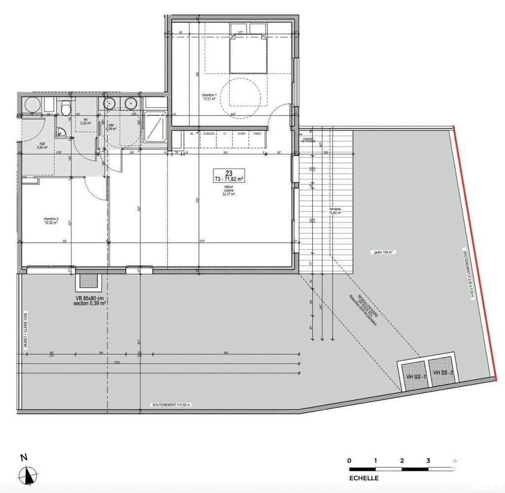 Achat appartement à vendre 3 pièces 72 m² - Saint-Raphaël