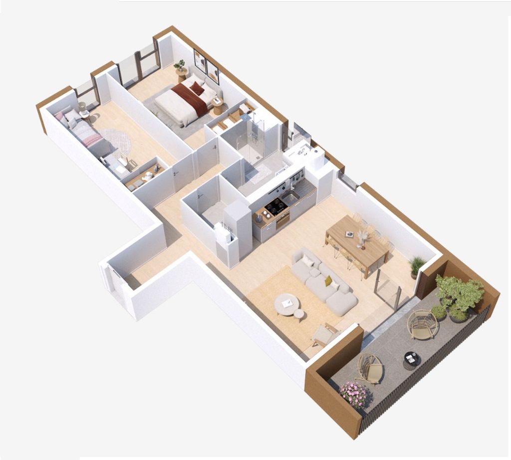 Achat appartement à vendre 3 pièces 70 m² - Douvres-la-Délivrande