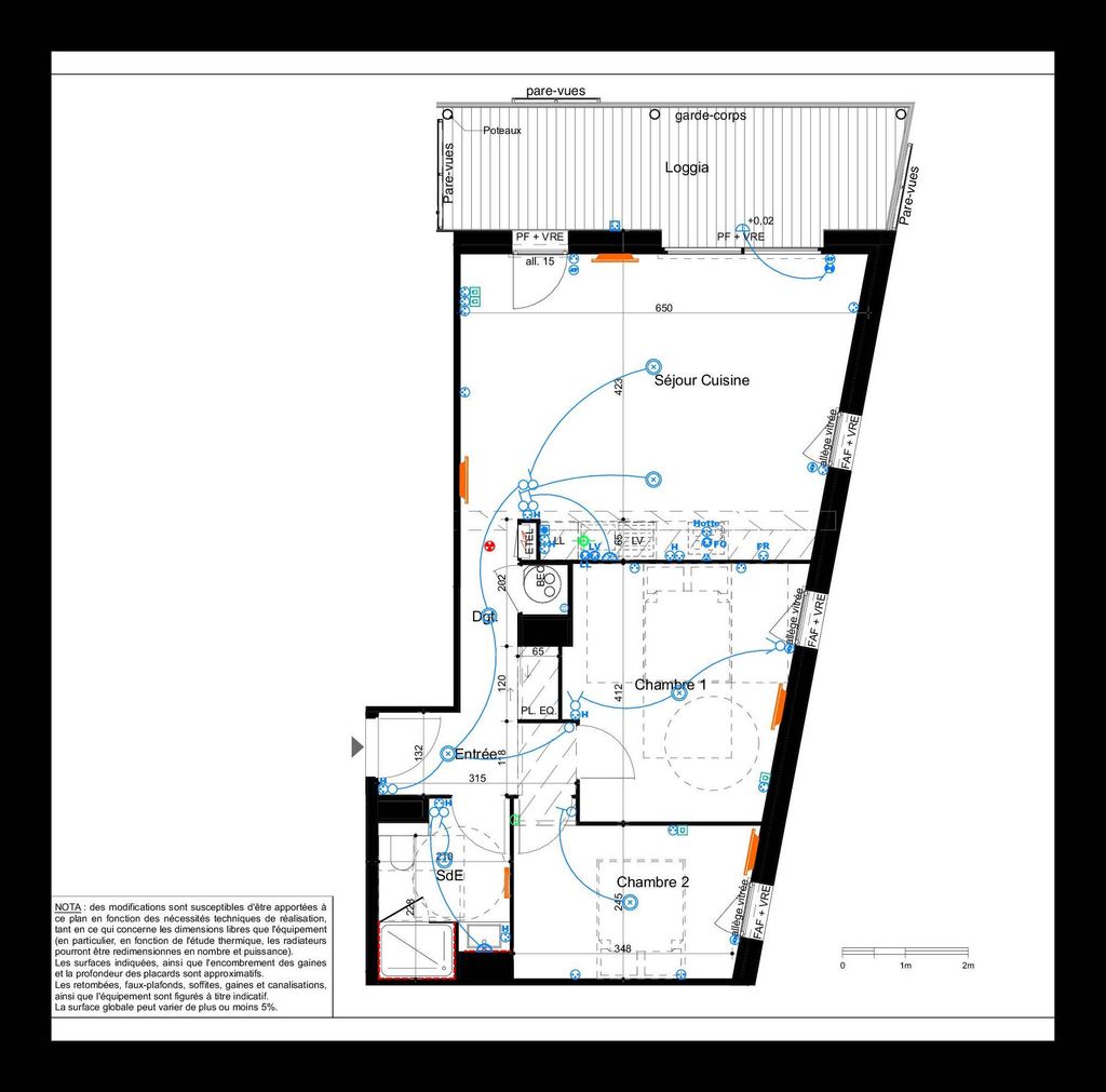 Achat appartement à vendre 3 pièces 65 m² - La Rochelle