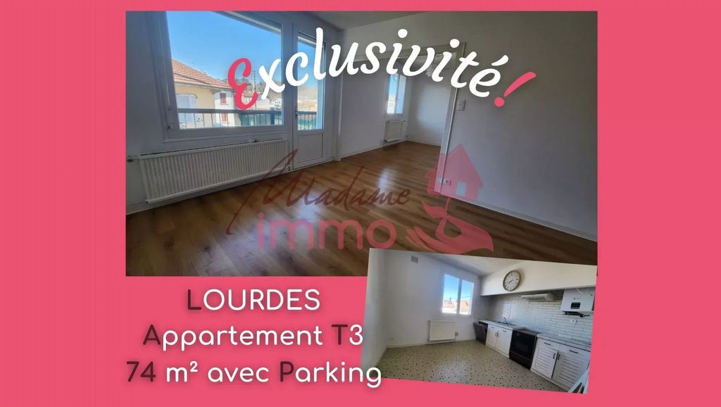 Achat appartement à vendre 3 pièces 74 m² - Lourdes