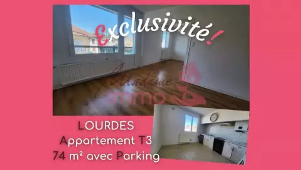 Achat appartement à vendre 3 pièces 74 m² - Lourdes