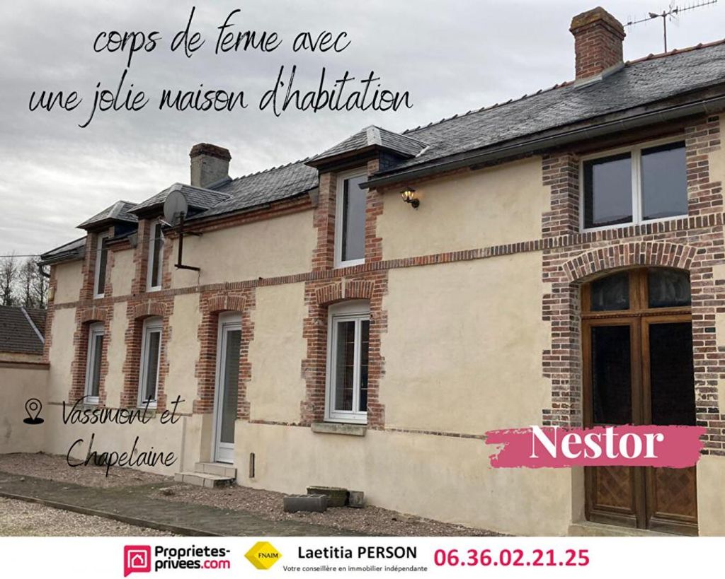 Achat maison à vendre 5 chambres 195 m² - Vassimont-et-Chapelaine