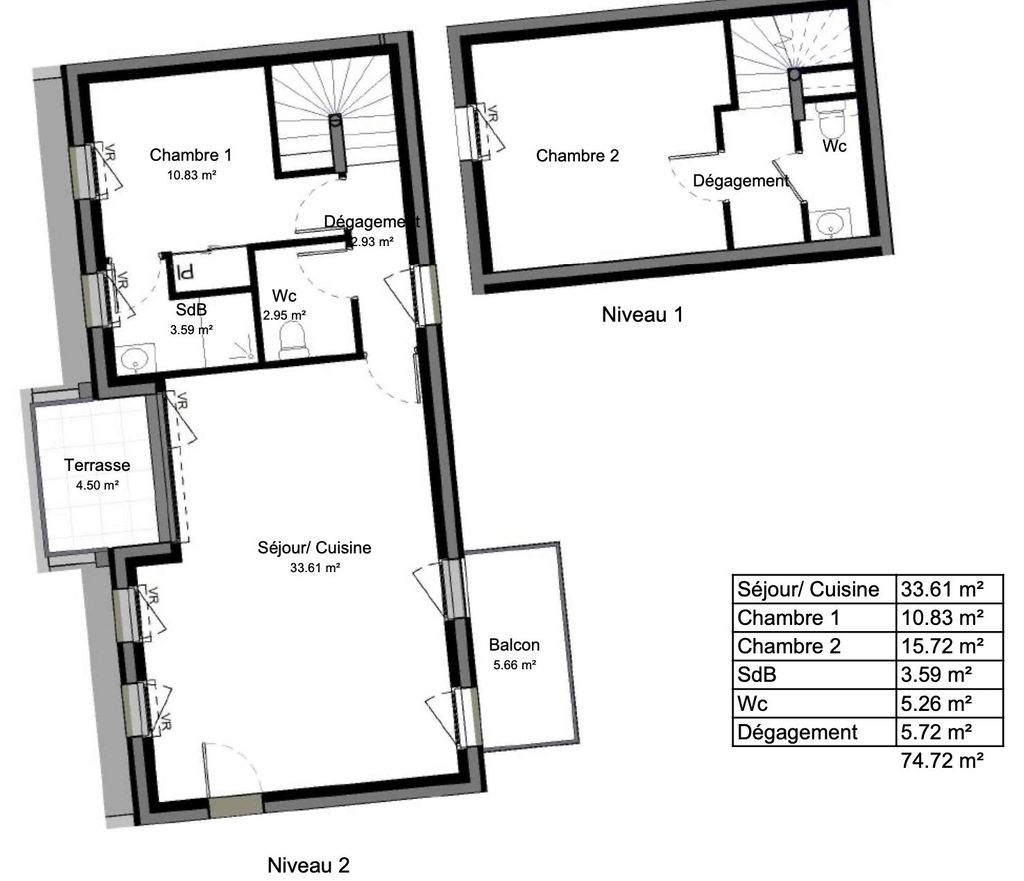 Achat appartement 3 pièce(s) Quiberon