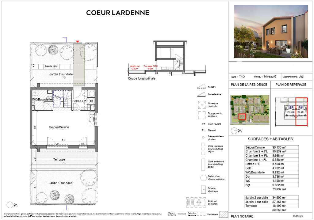 Achat maison à vendre 3 chambres 79 m² - Toulouse