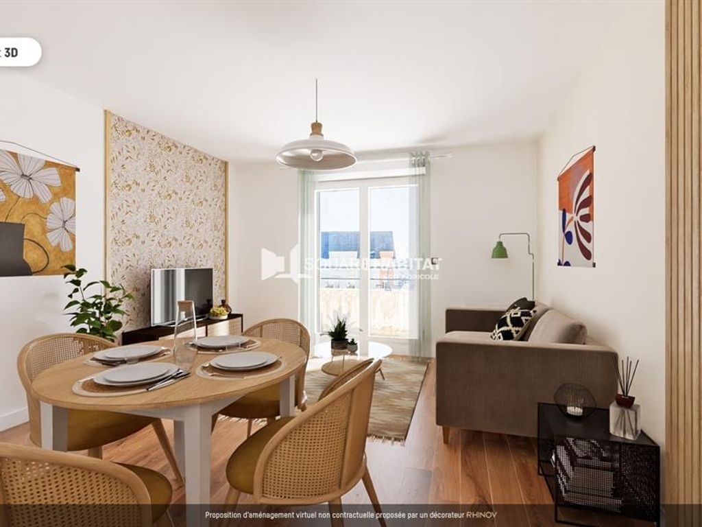 Achat appartement à vendre 2 pièces 39 m² - Notre-Dame-d'Oé