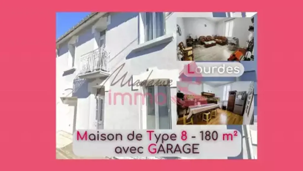 Achat maison à vendre 6 chambres 152 m² - Lourdes