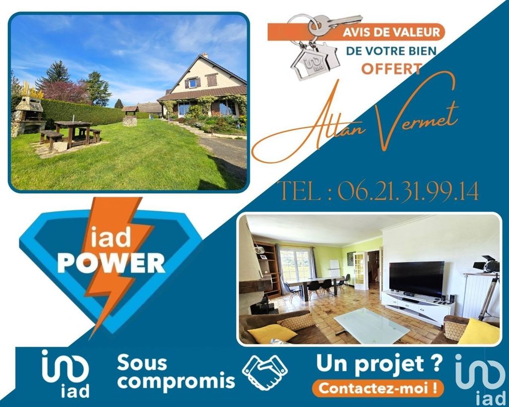 Achat maison à vendre 4 chambres 140 m² - Saint-Luperce