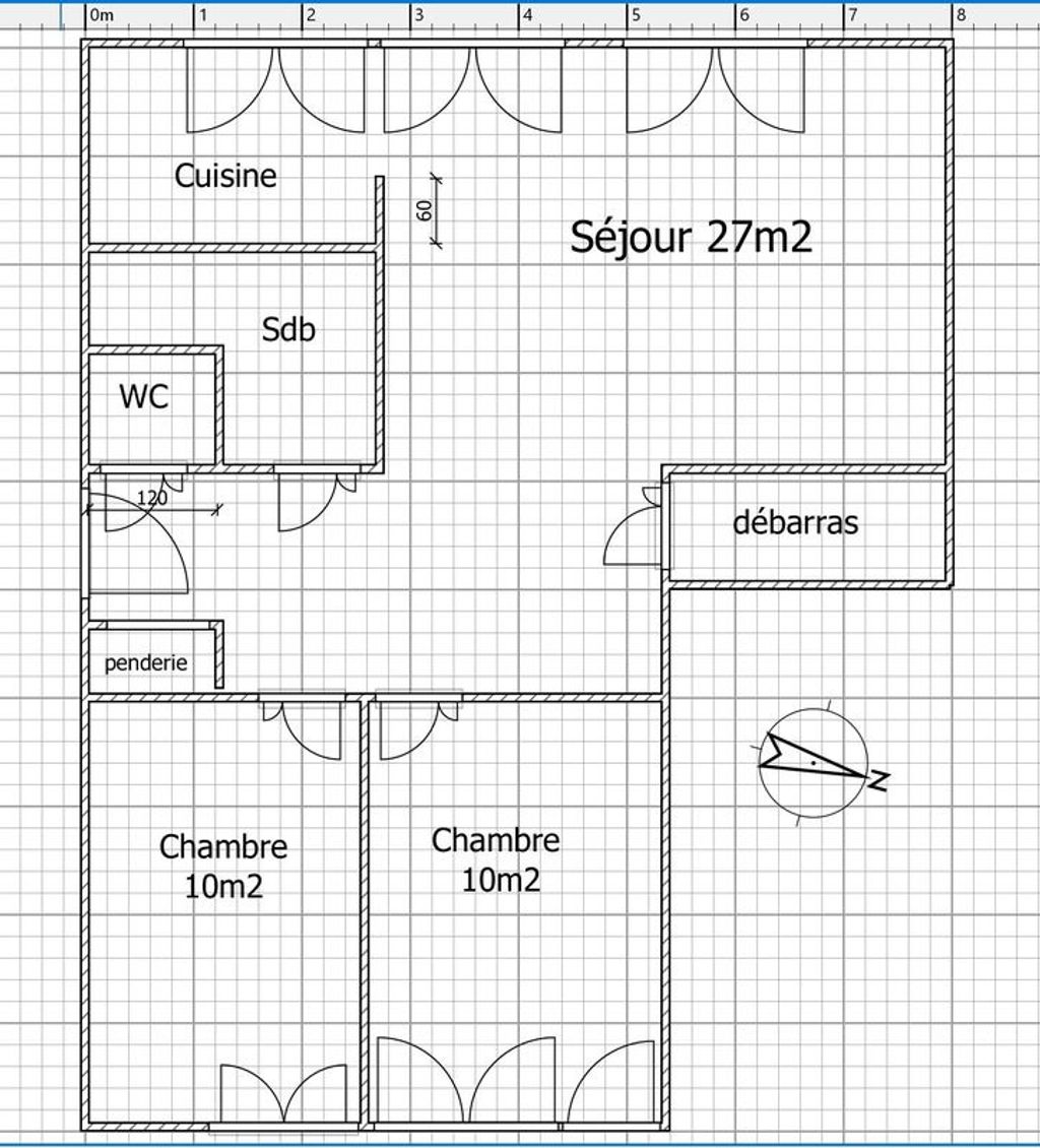 Achat appartement à vendre 3 pièces 62 m² - Amiens