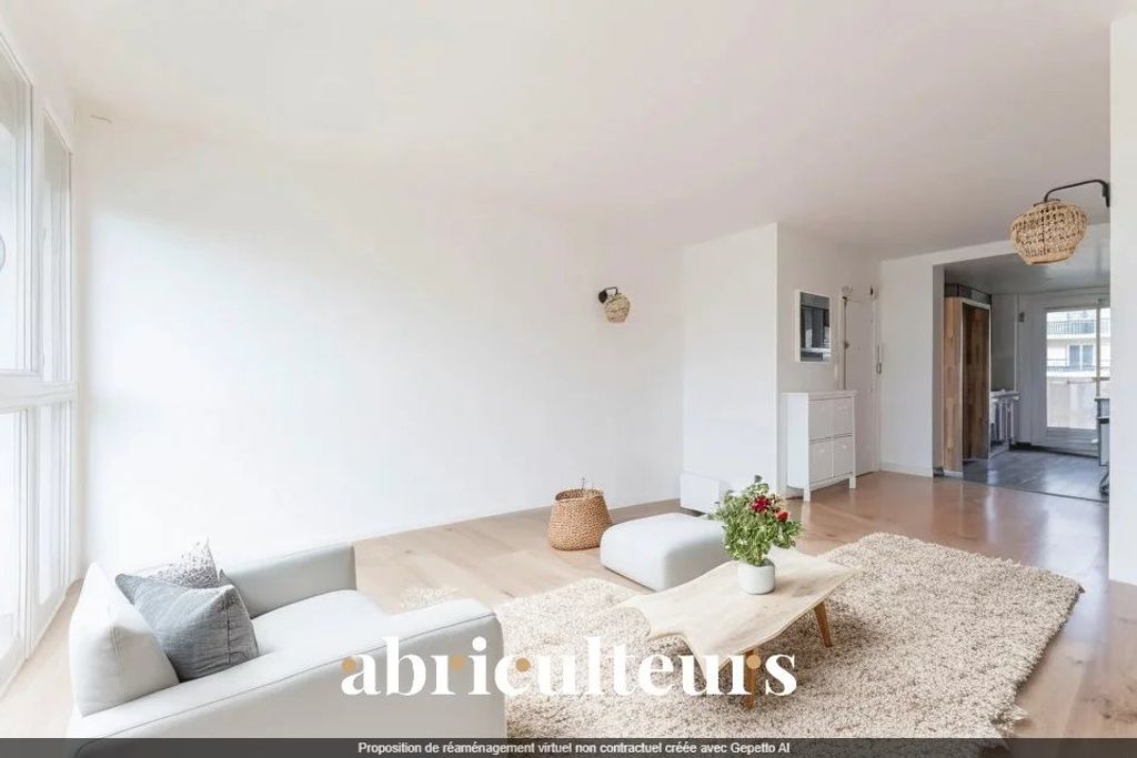 Achat appartement à vendre 3 pièces 63 m² - Boulogne-Billancourt