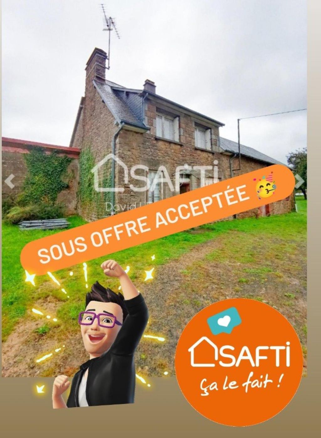 Achat maison à vendre 2 chambres 70 m² - Saint-Senier-sous-Avranches