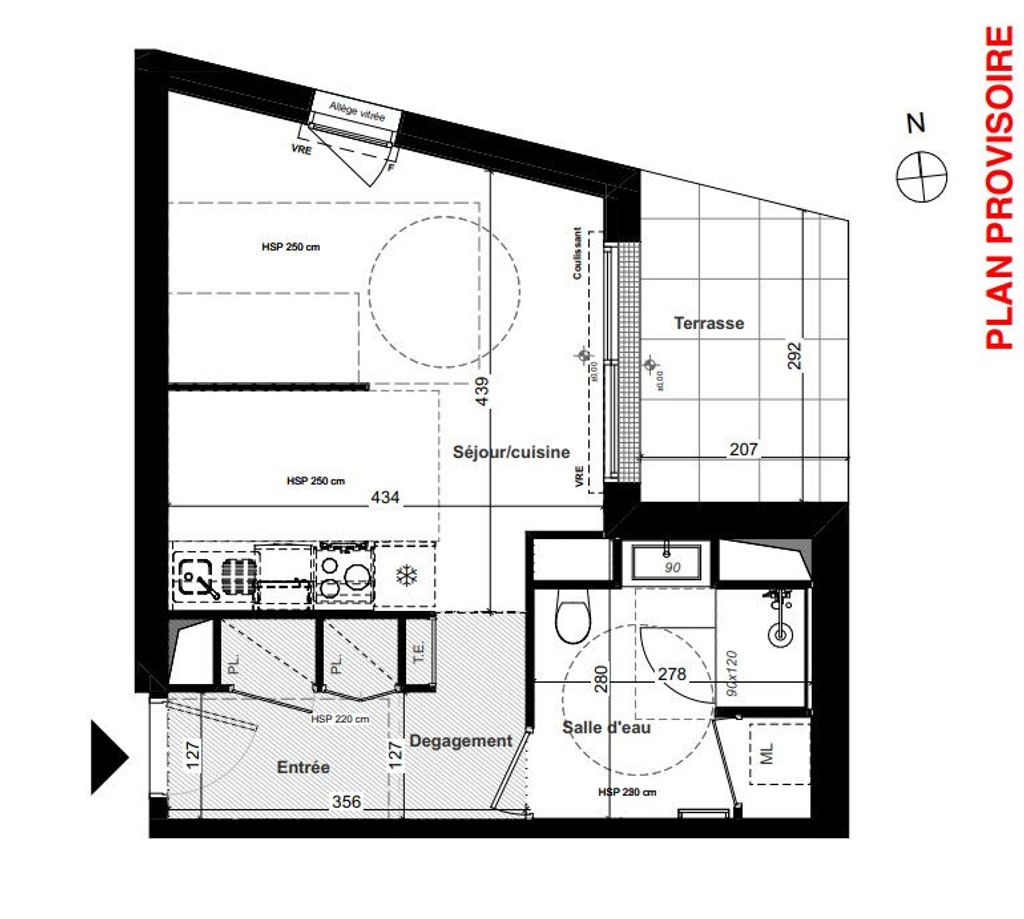 Achat studio à vendre 33 m² - Questembert
