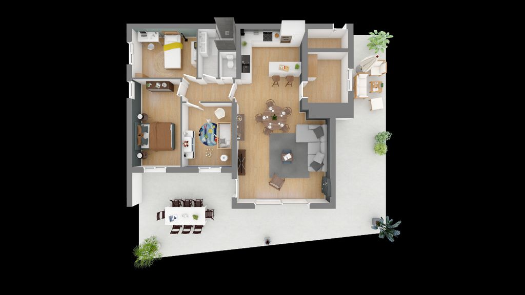 Achat appartement à vendre 4 pièces 90 m² - Les Pennes-Mirabeau