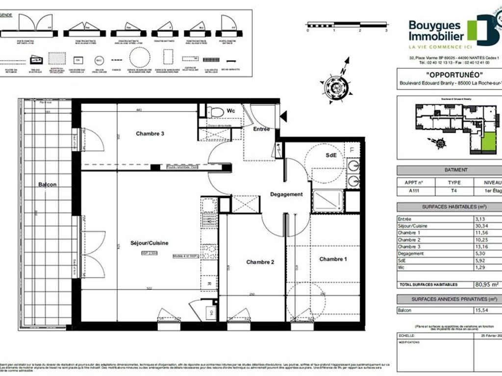 Achat appartement 4 pièce(s) La Roche-sur-Yon