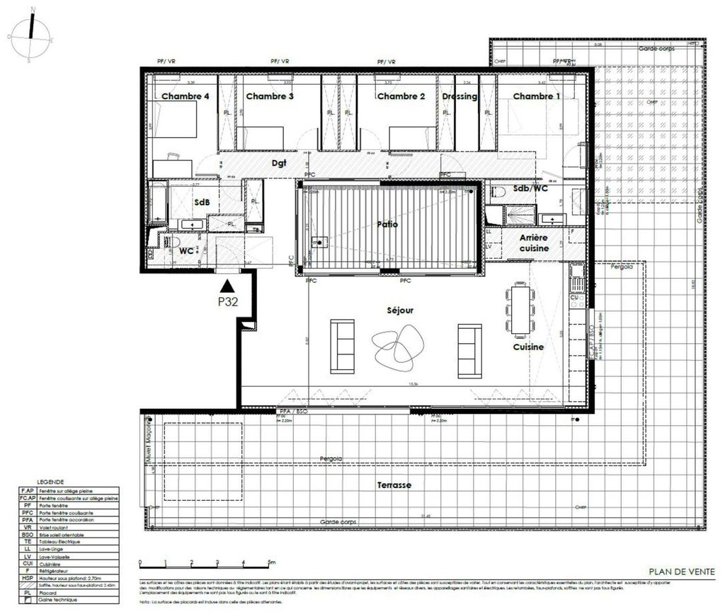 Achat appartement 5 pièce(s) Saint-Didier-au-Mont-d'Or