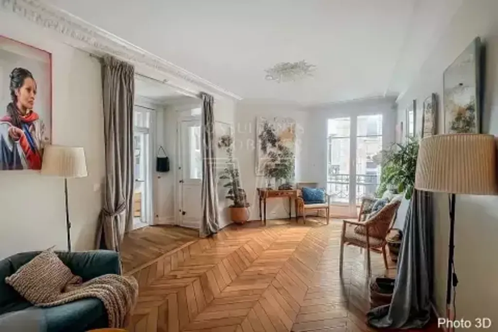 Achat appartement à vendre 4 pièces 74 m² - Paris 16ème arrondissement