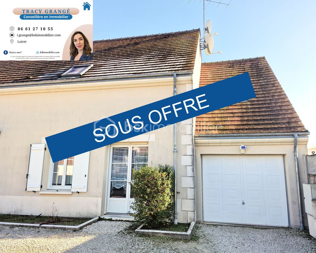 Achat maison à vendre 3 chambres 85 m² - Châteauneuf-sur-Loire