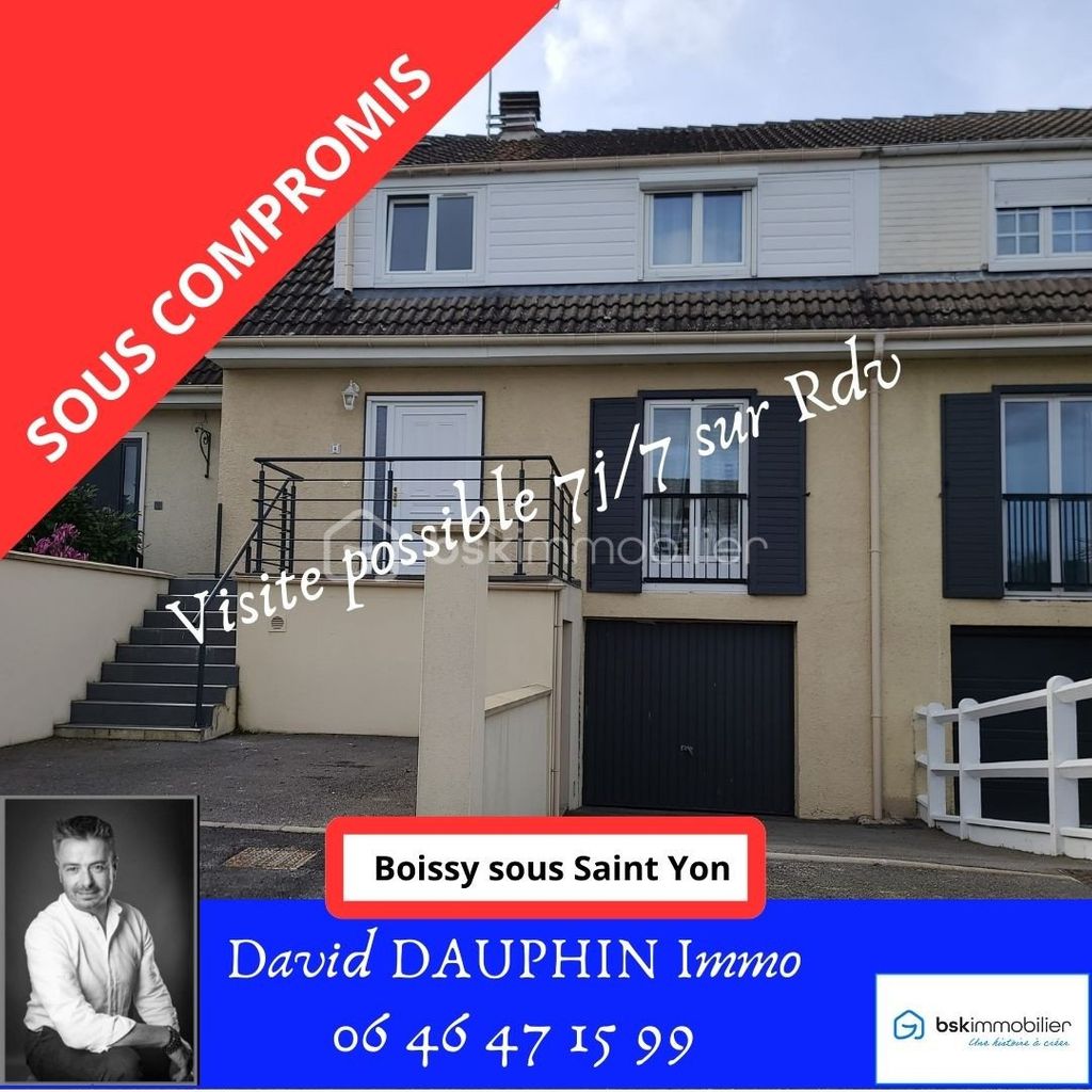 Achat maison à vendre 3 chambres 84 m² - Boissy-sous-Saint-Yon