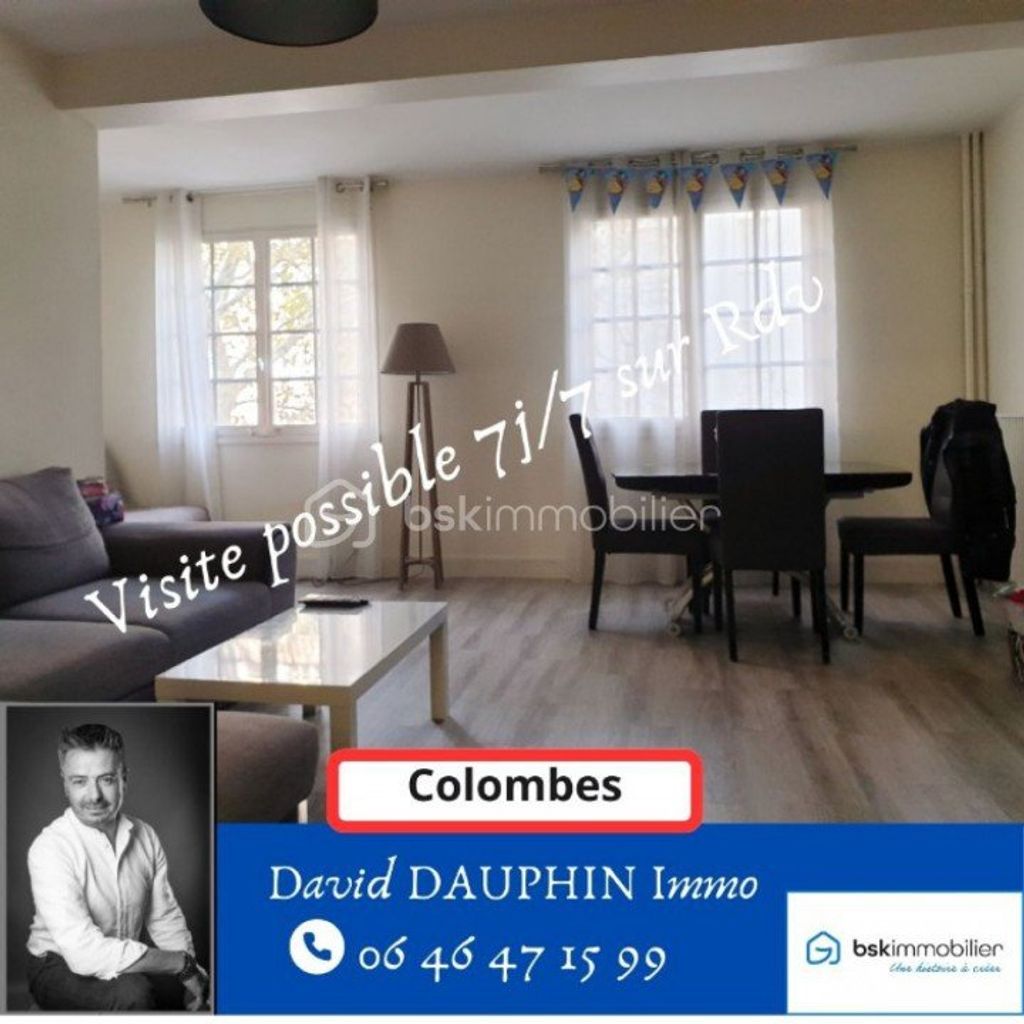 Achat appartement à vendre 2 pièces 54 m² - Colombes