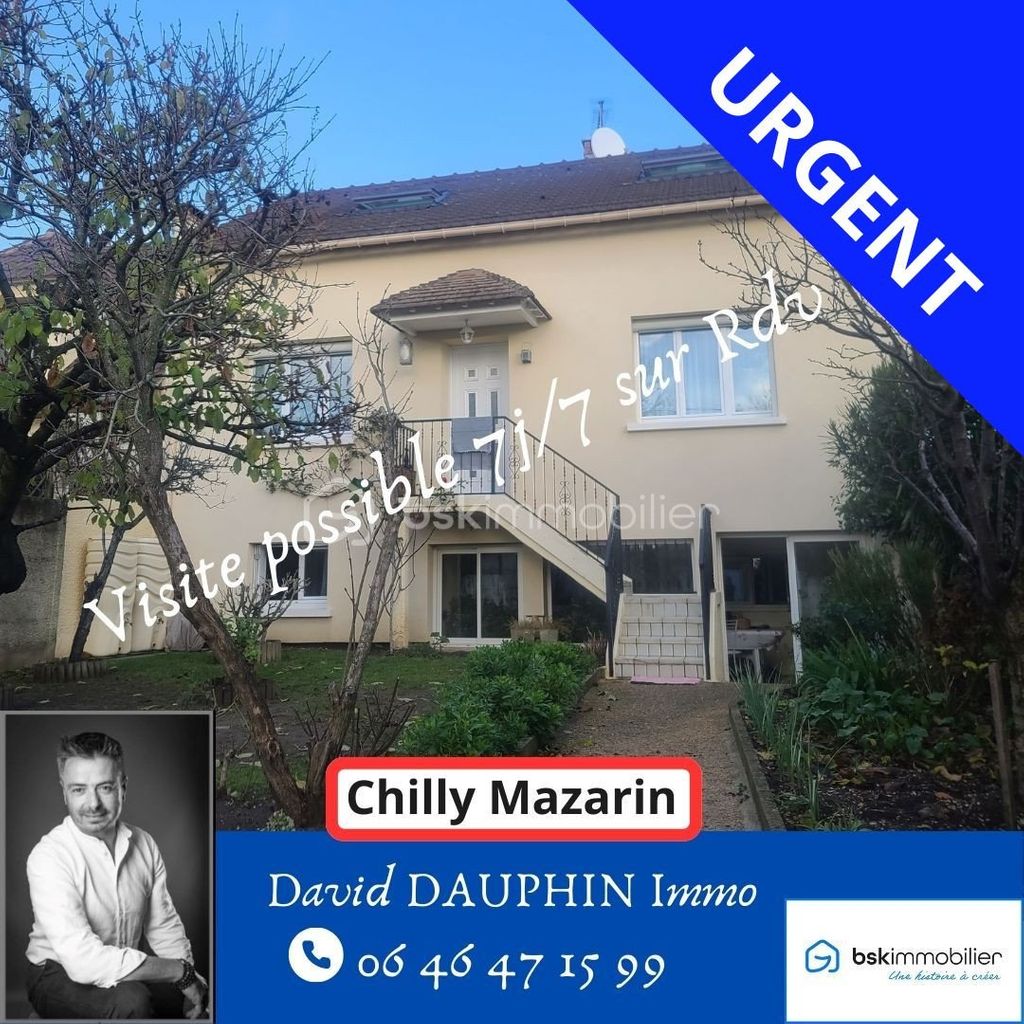 Achat maison à vendre 4 chambres 140 m² - Chilly-Mazarin