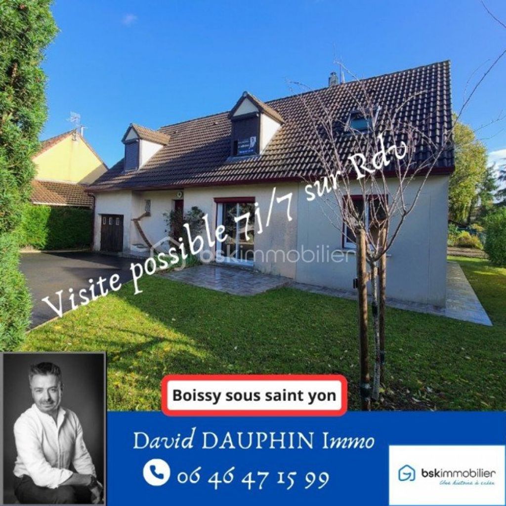 Achat maison à vendre 5 chambres 143 m² - Boissy-sous-Saint-Yon