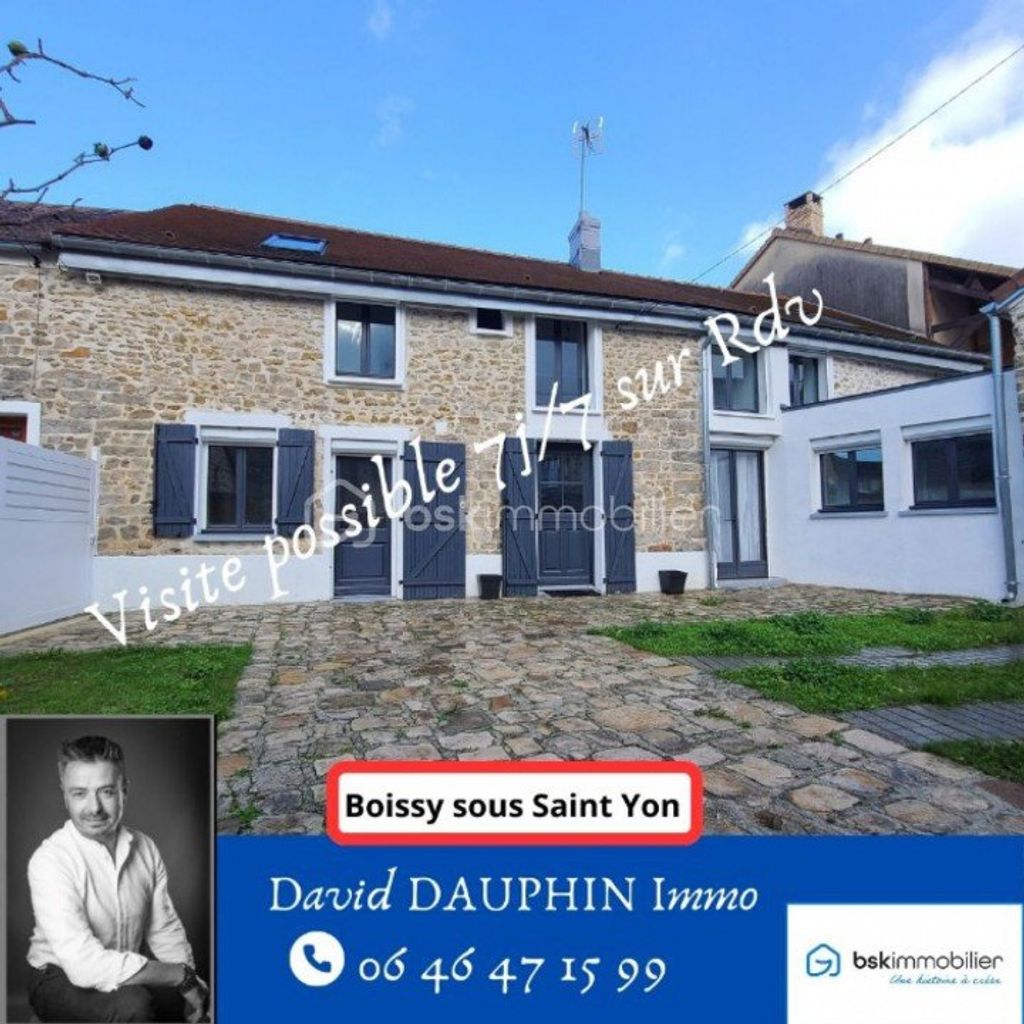 Achat maison à vendre 5 chambres 230 m² - Boissy-sous-Saint-Yon