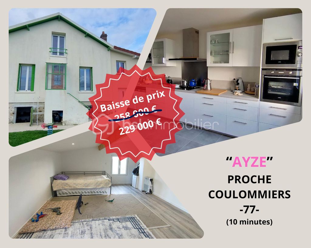 Achat maison à vendre 4 chambres 120 m² - Saint-Denis-lès-Rebais