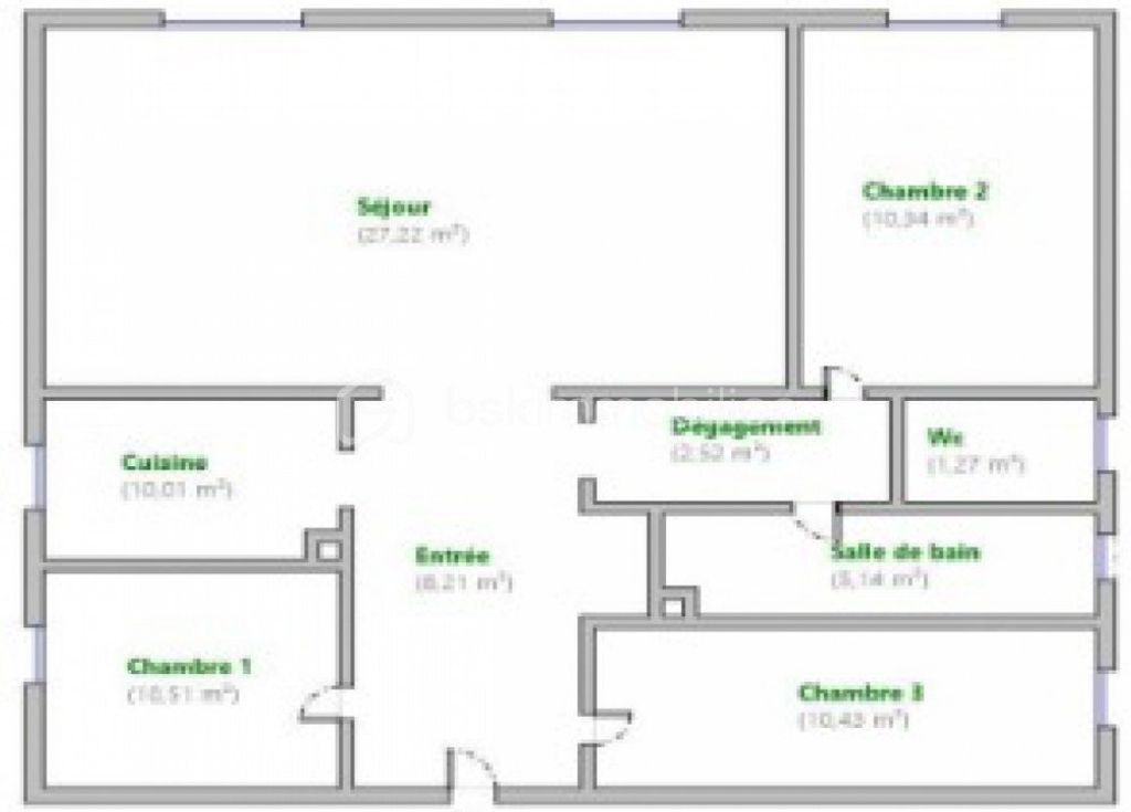 Achat appartement 4 pièce(s) Décines-Charpieu