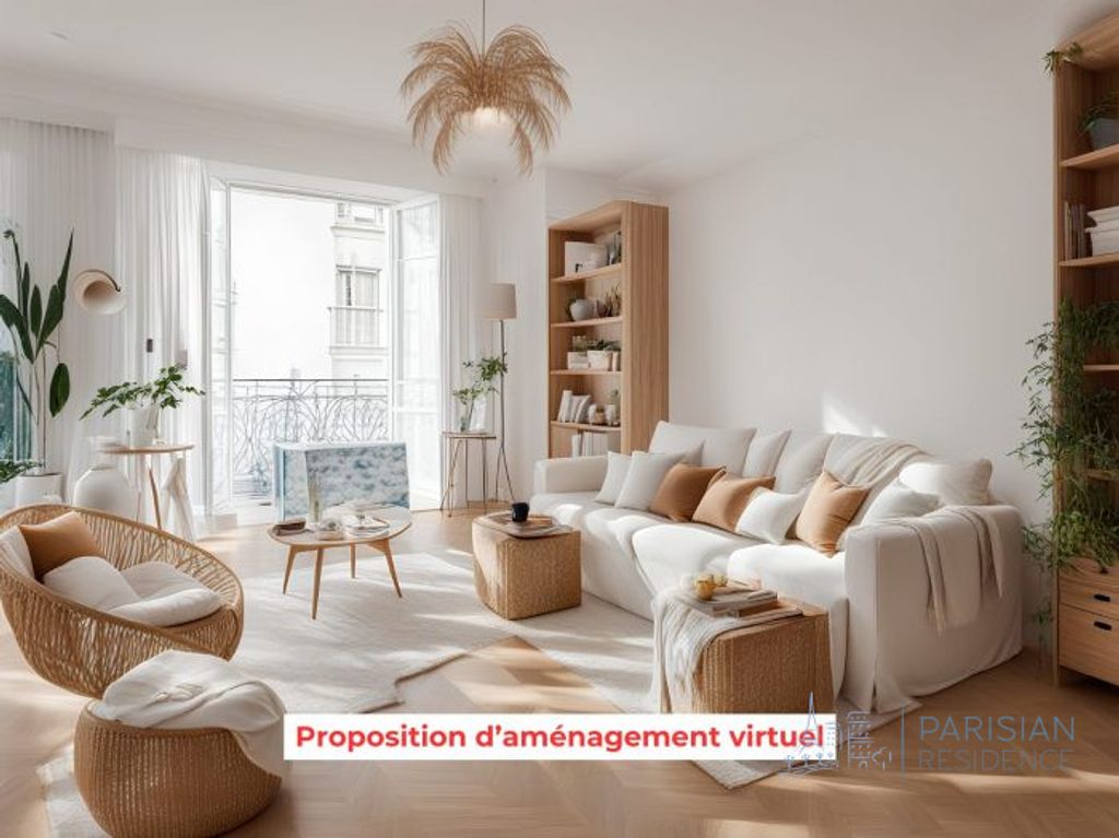 Achat appartement à vendre 4 pièces 111 m² - Paris 17ème arrondissement