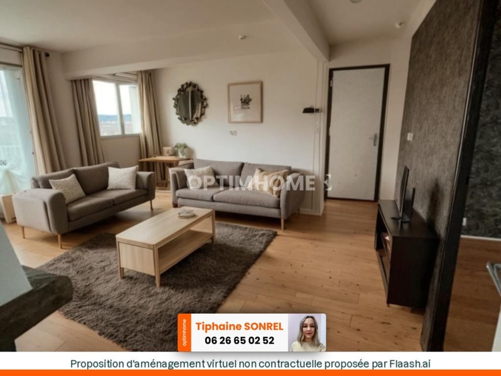 Achat appartement à vendre 5 pièces 82 m² - Dole