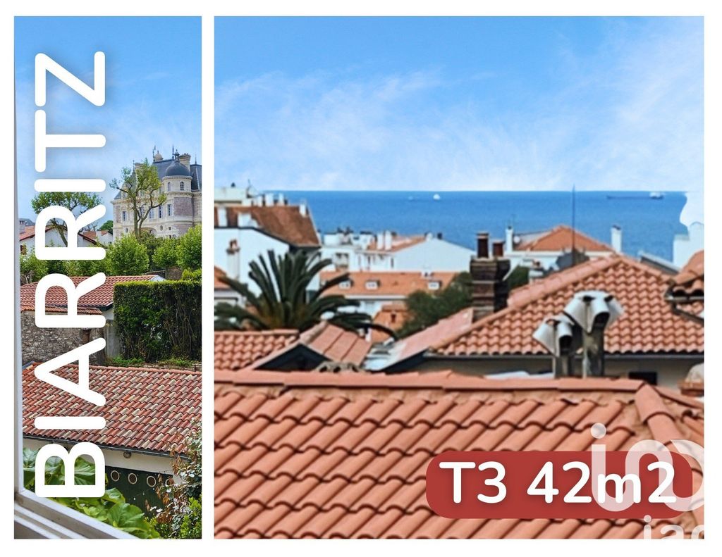 Achat appartement à vendre 3 pièces 42 m² - Biarritz