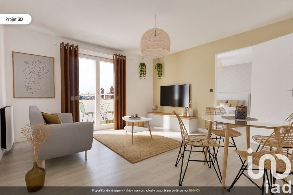 Achat appartement à vendre 2 pièces 45 m² - Chanteloup-les-Vignes