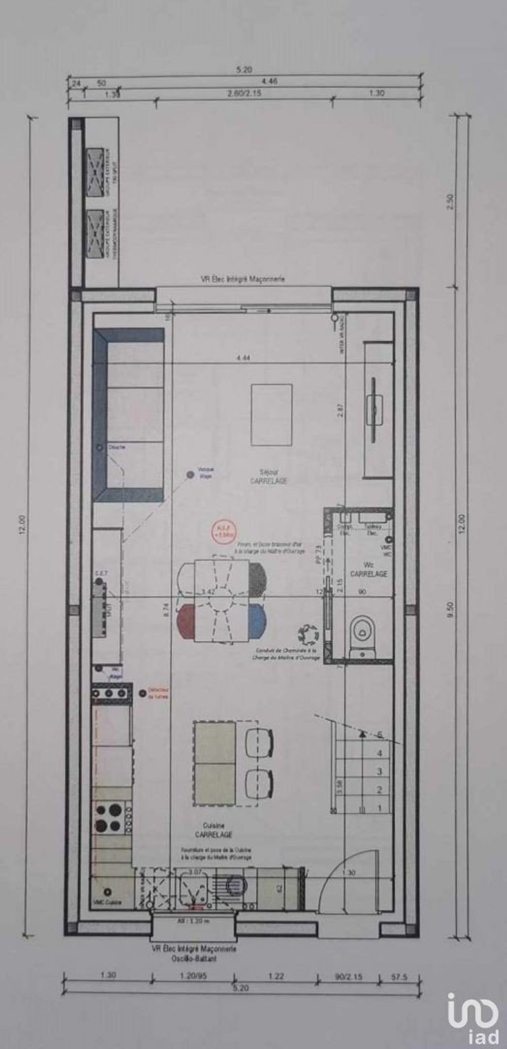 Achat maison à vendre 2 chambres 69 m² - Bize-Minervois