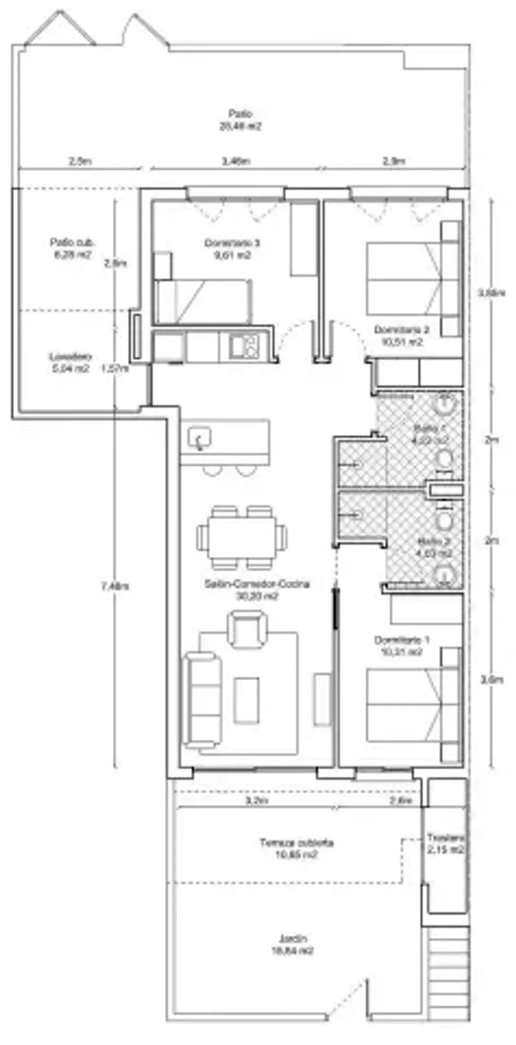 Achat appartement 4 pièce(s) Haut-Bocage