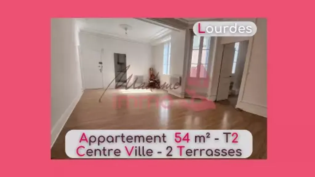Achat appartement à vendre 2 pièces 55 m² - Lourdes