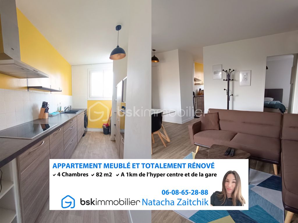 Achat appartement à vendre 6 pièces 82 m² - Saint-Brieuc