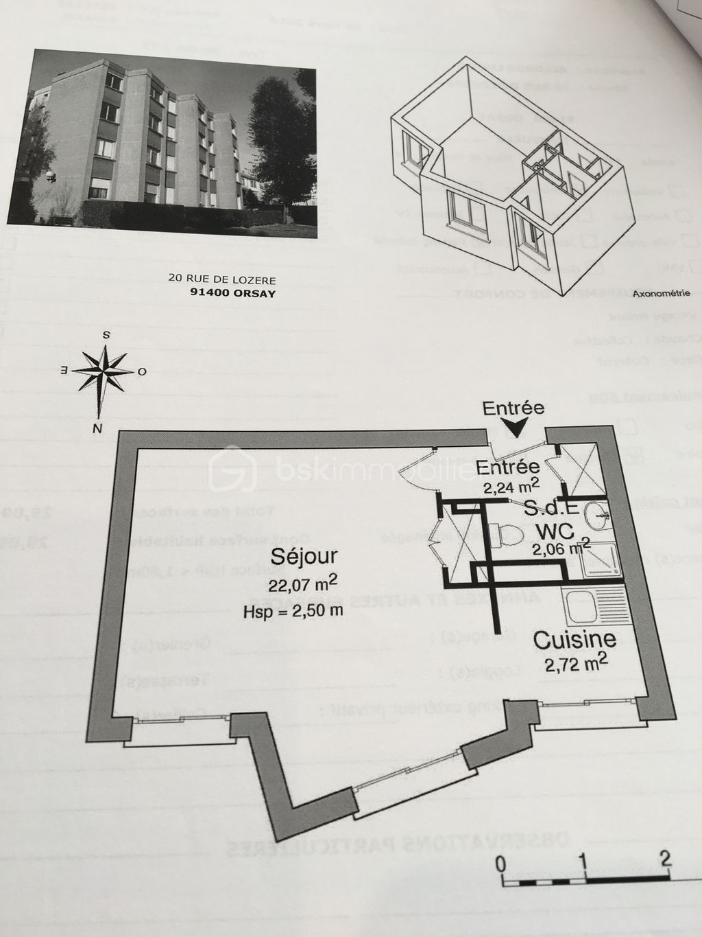 Achat studio à vendre 28 m² - Orsay