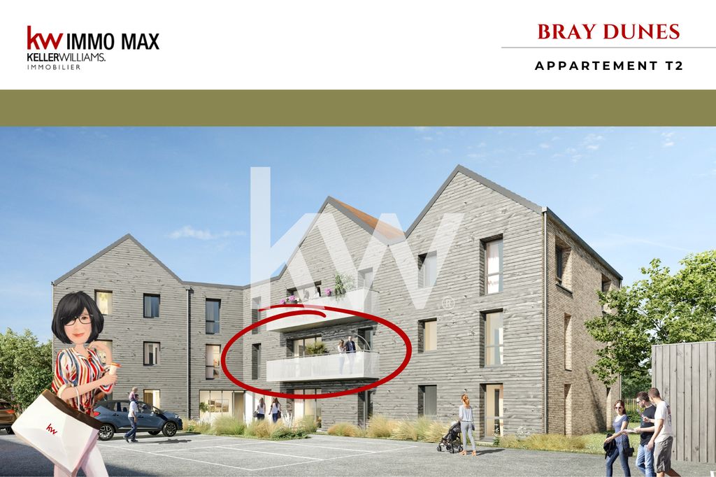 Achat appartement à vendre 2 pièces 48 m² - Bray-Dunes