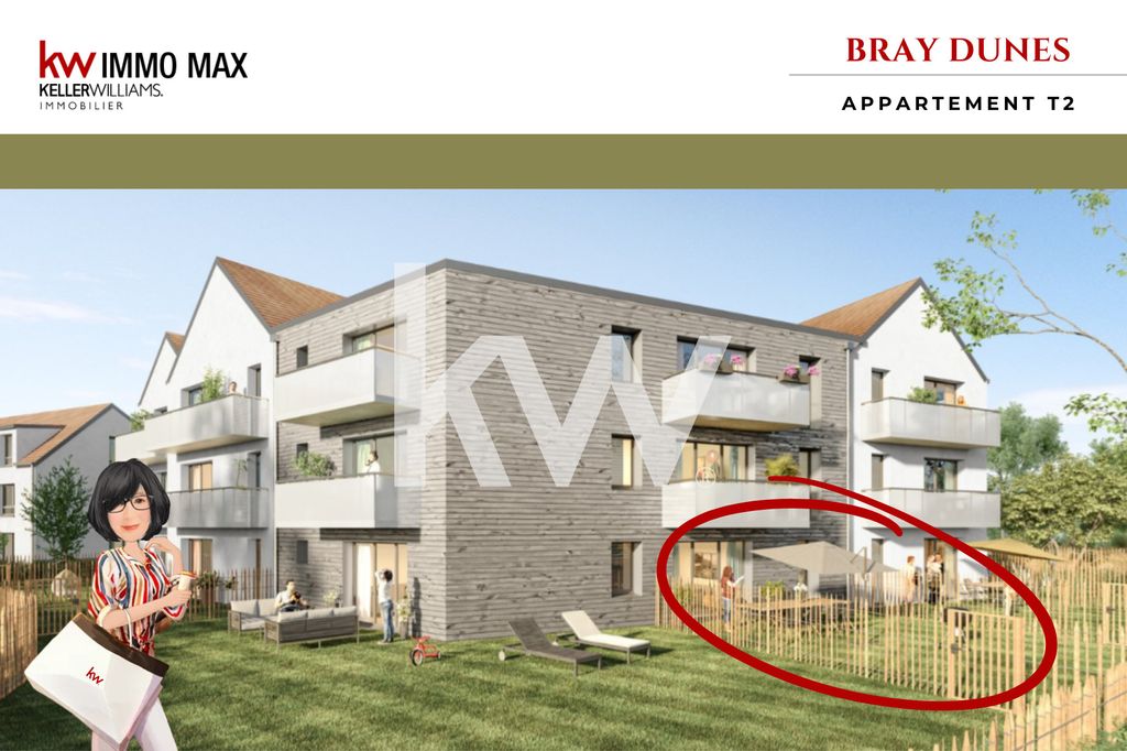 Achat appartement à vendre 2 pièces 41 m² - Bray-Dunes