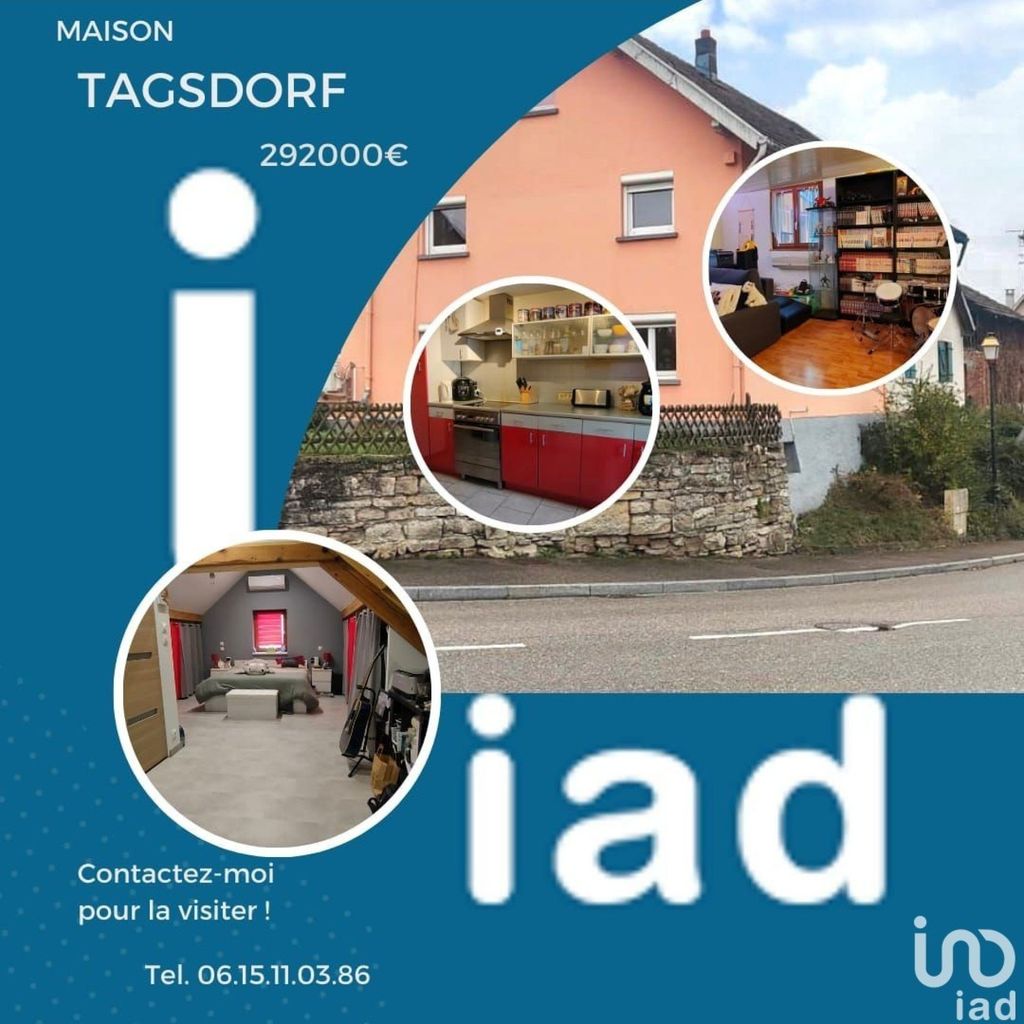 Achat maison à vendre 3 chambres 124 m² - Tagsdorf