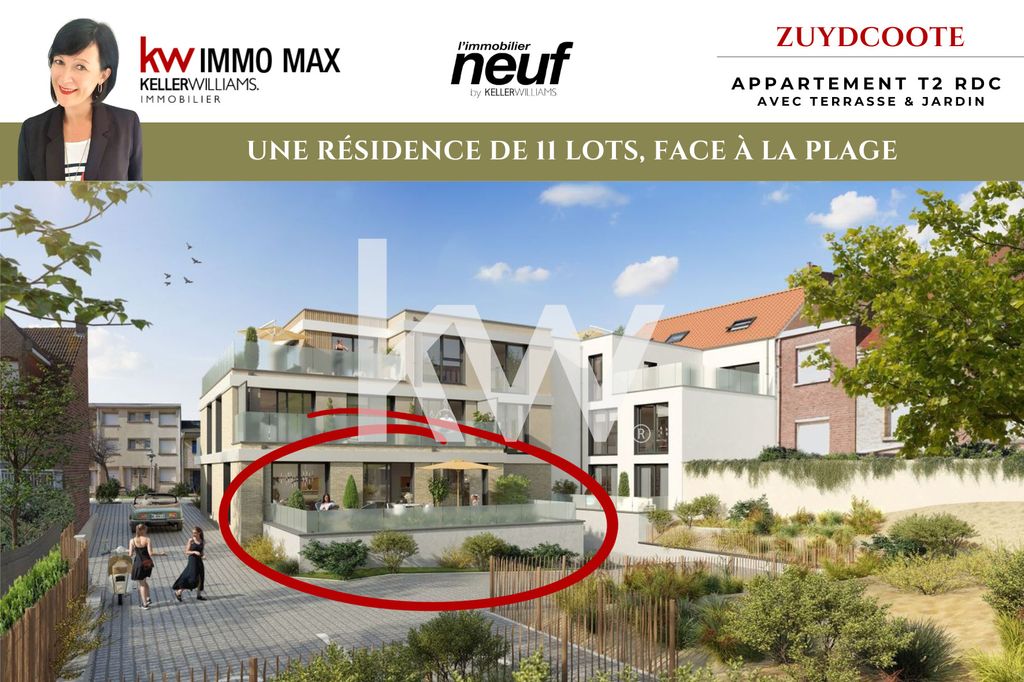 Achat appartement à vendre 2 pièces 50 m² - Zuydcoote