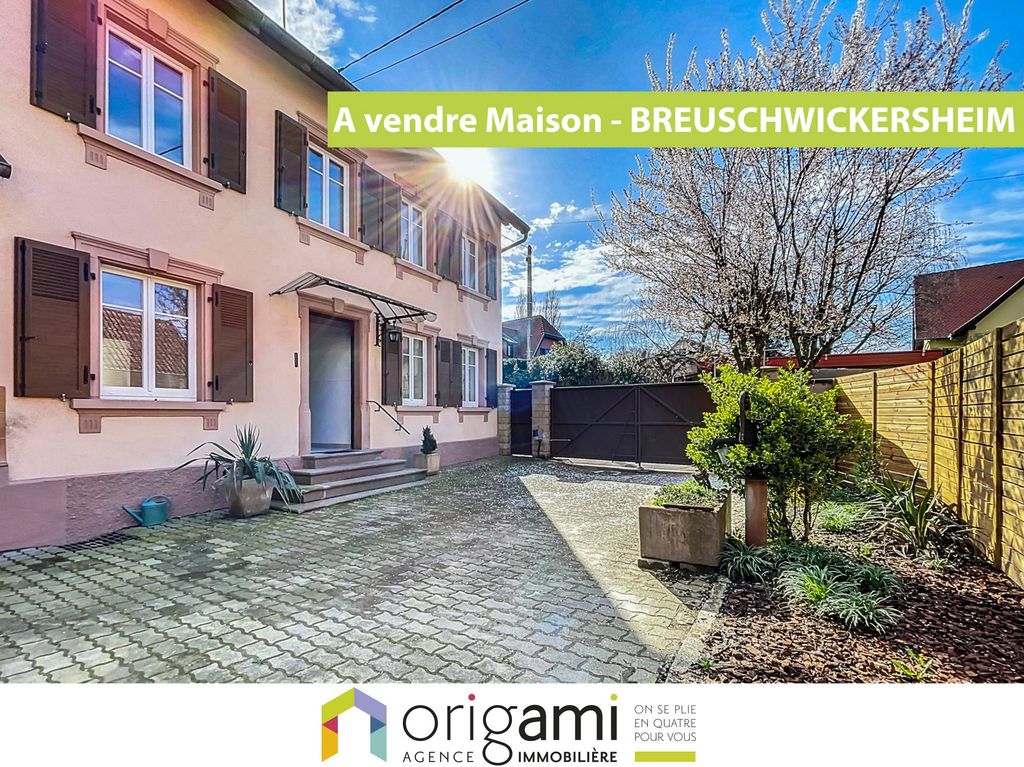 Achat maison à vendre 3 chambres 86 m² - Breuschwickersheim