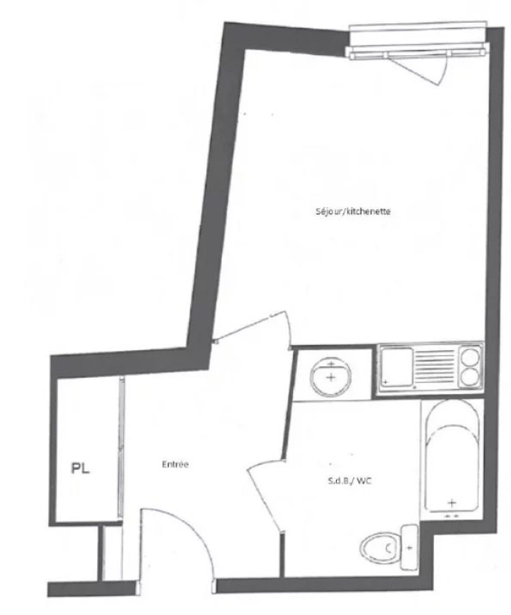 Achat appartement 1 pièce(s) Clichy