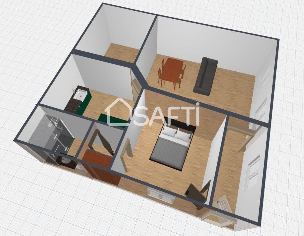 Achat appartement à vendre 2 pièces 50 m² - Callas